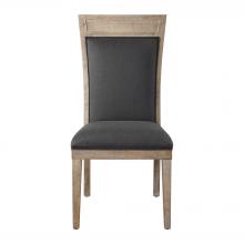 Uttermost 23440 - Uttermost Encore Dark Gray Armless Chair